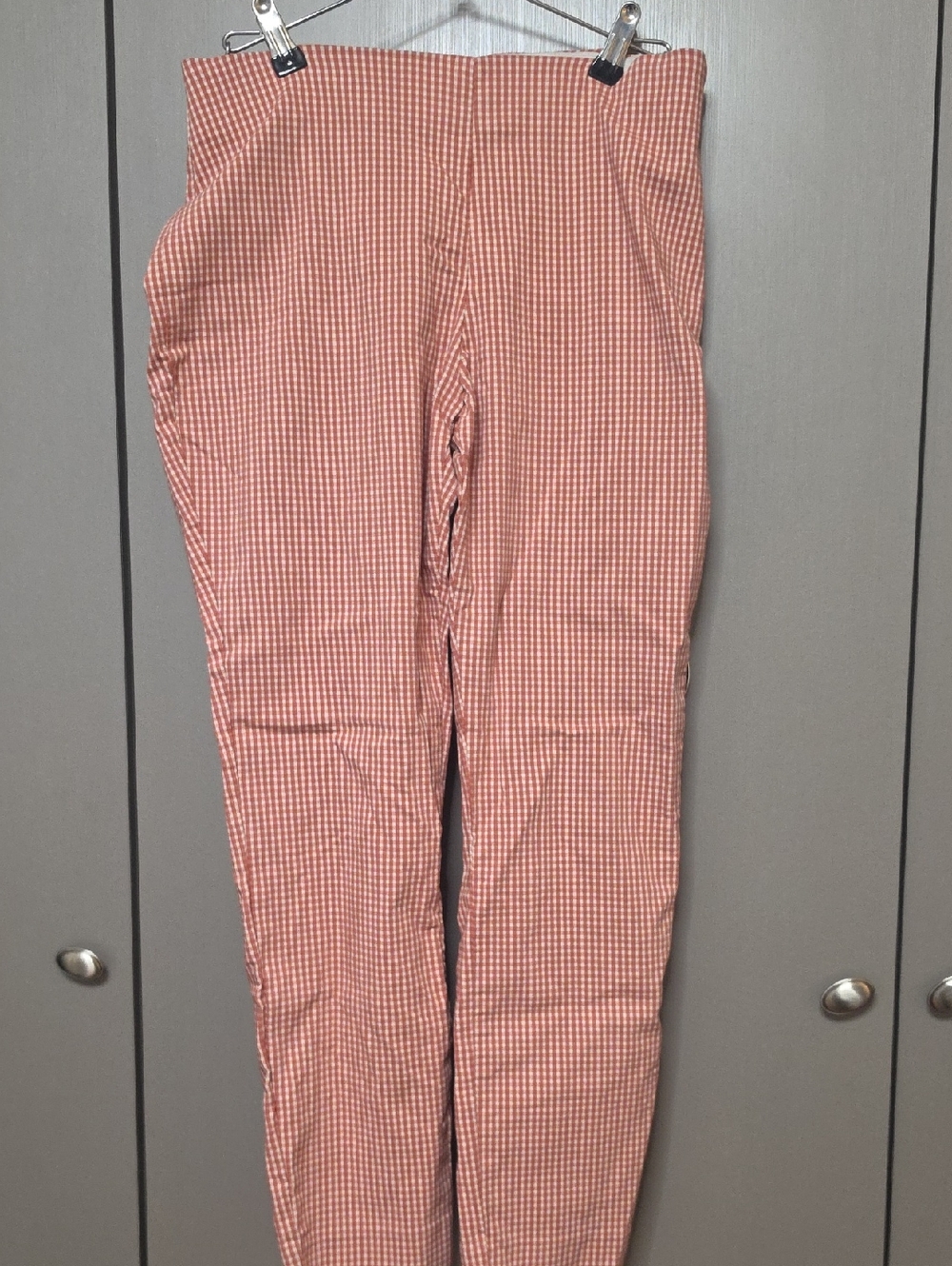A New Day High-Waist Red Gingham Pants Size 10